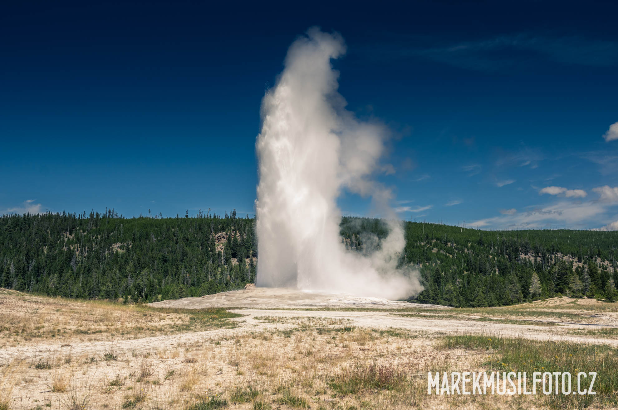 Cesta po USA - Yellowstone Old Faithful