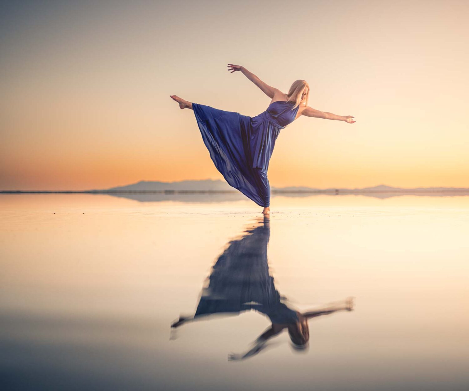 Bonneville Salt Flats Salt Lake City Utah road trip USA 2021.